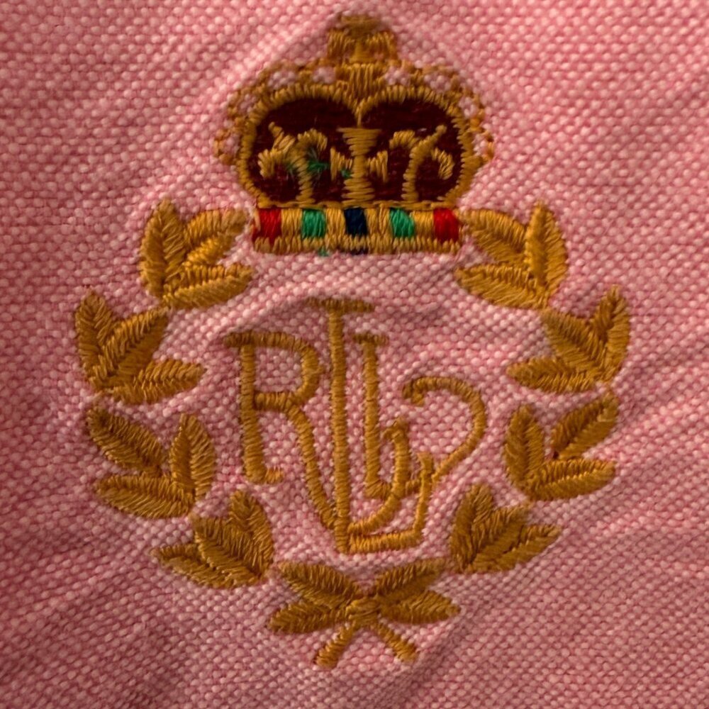 Lauren Ralph Lauren Women's Sz 10 Pink Button Down Shirt - Picture 3 of 7